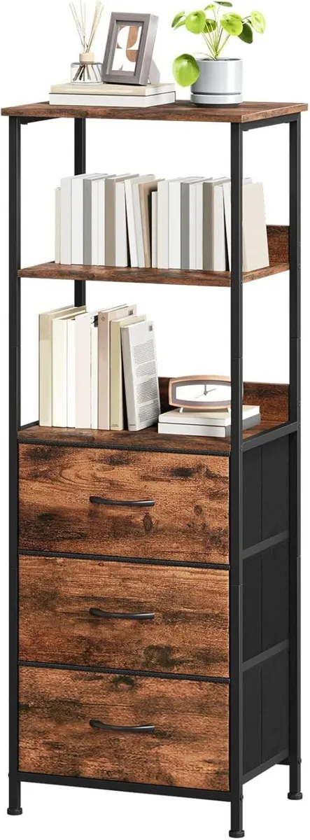 5-Tier Bookcase Freestanding for Living Room - Image 1