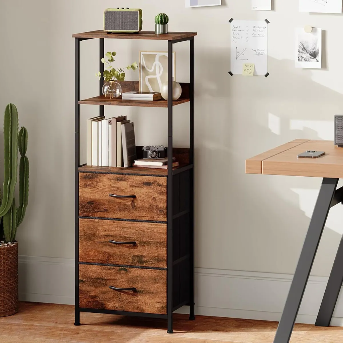 5-Tier Bookcase Freestanding for Living Room - Image 4