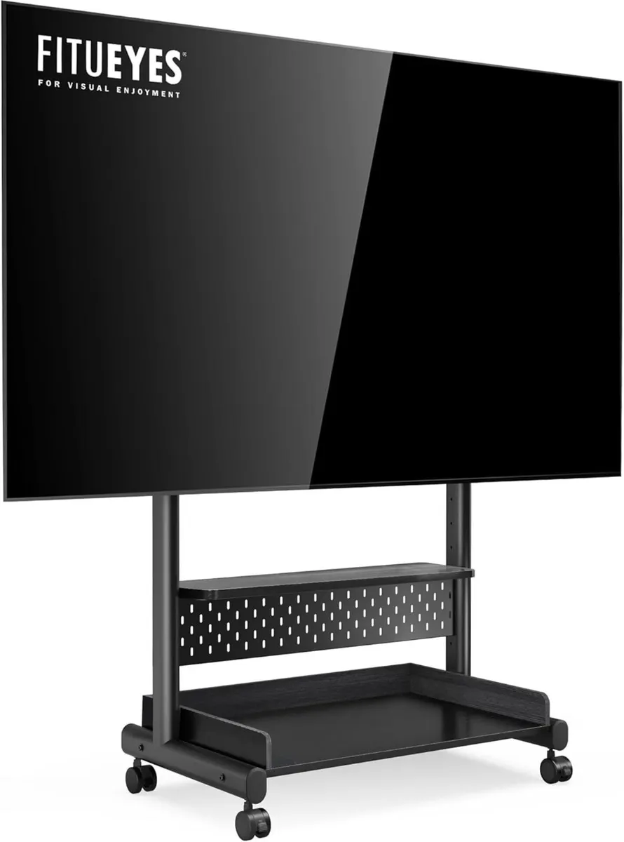 TV Floor Stand on Wheels for 40-85 Screens - Image 1