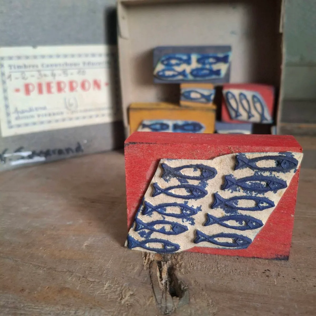 1950s Pierron French Printing Blocks - Image 1