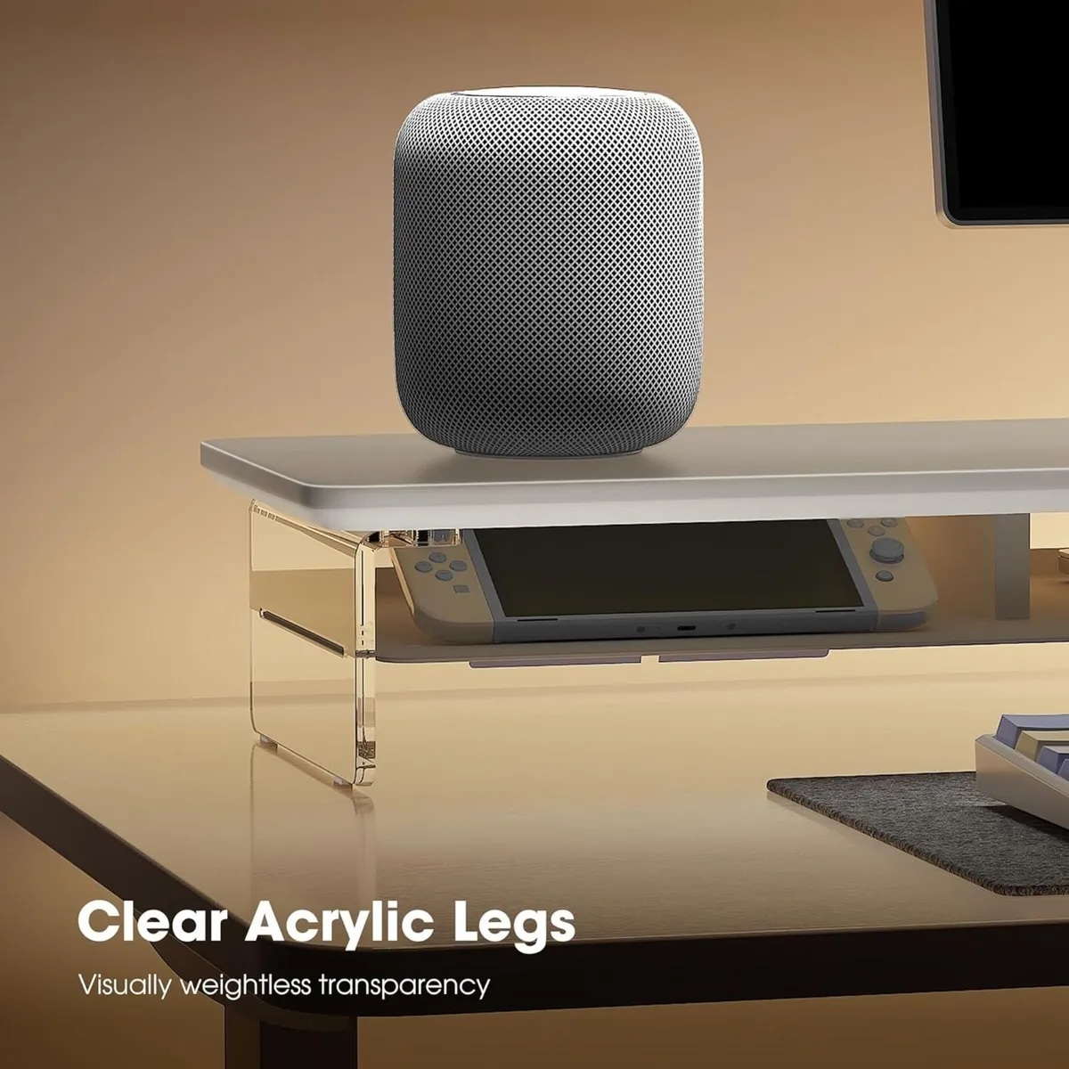 Monitor Stand Riser for 2 Monitors 108cm Large - Image 3