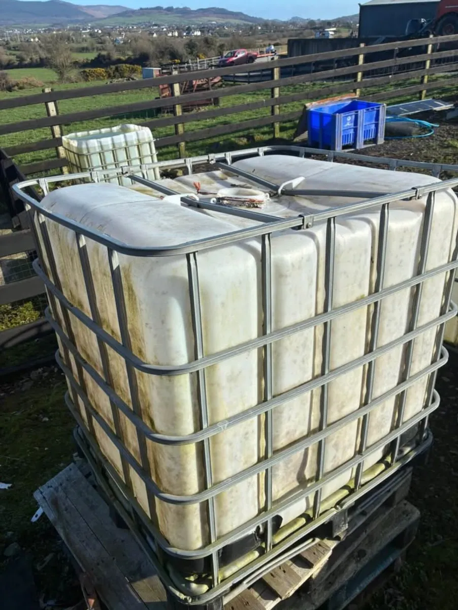 IBC Water Tanks – 1000 Litre Used IBC tanks - Image 1