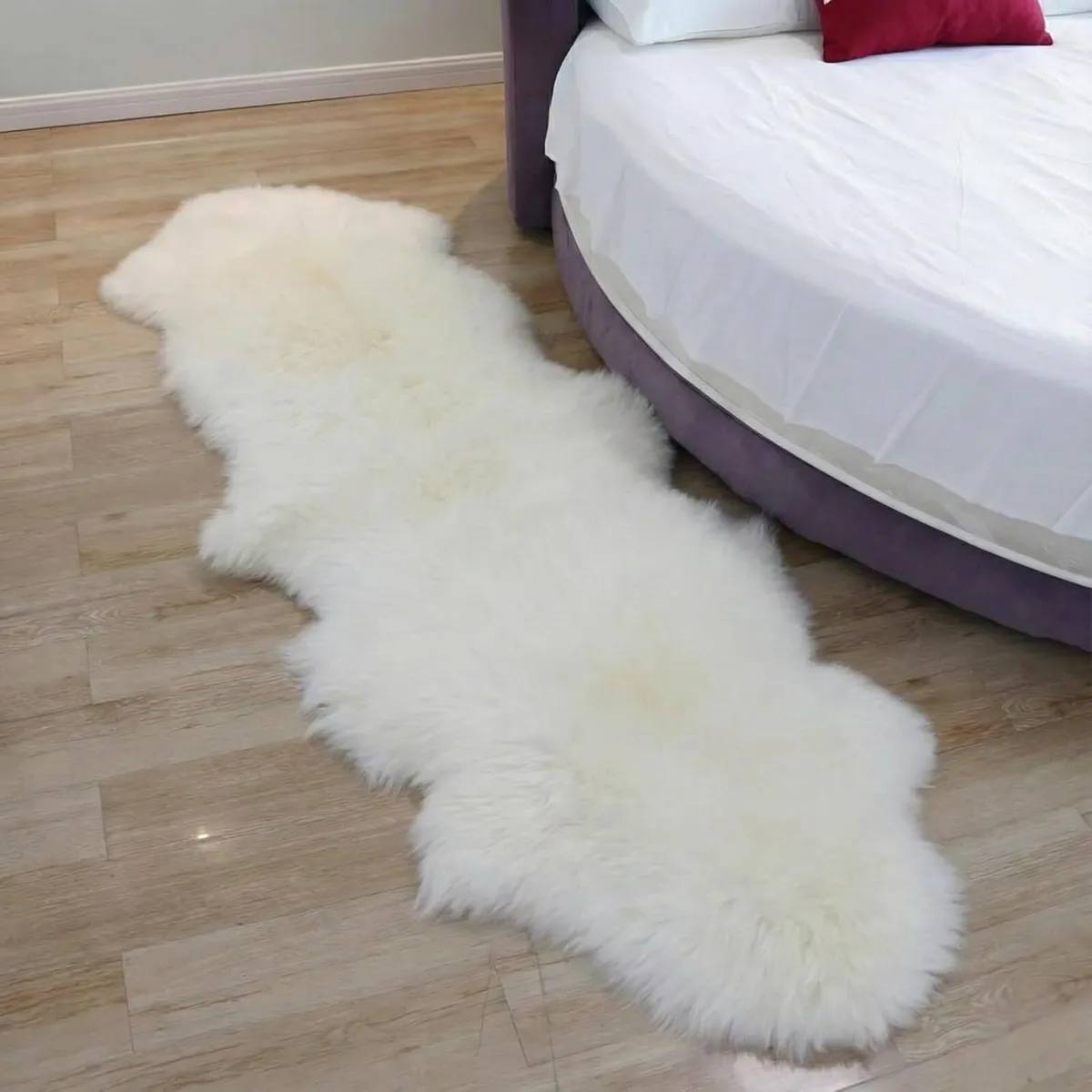 Double Sheepskin Rug 180x60 cm Genuine New - Image 1