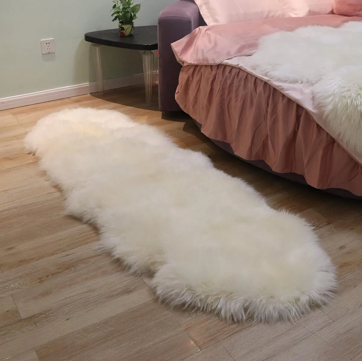 Double Sheepskin Rug 180x60 cm Genuine New - Image 3