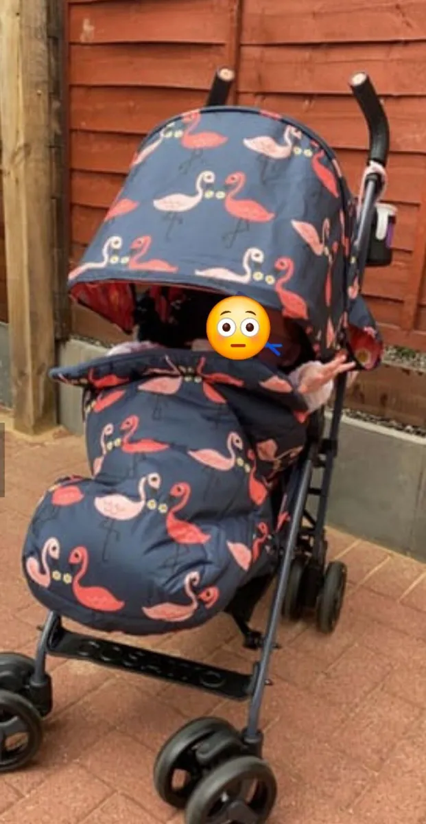 Cosatto supa 3 stroller Pretty  flamingo - Image 4
