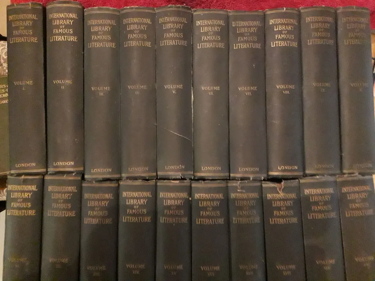 International library of famous literature. 20 Vol - Image 2