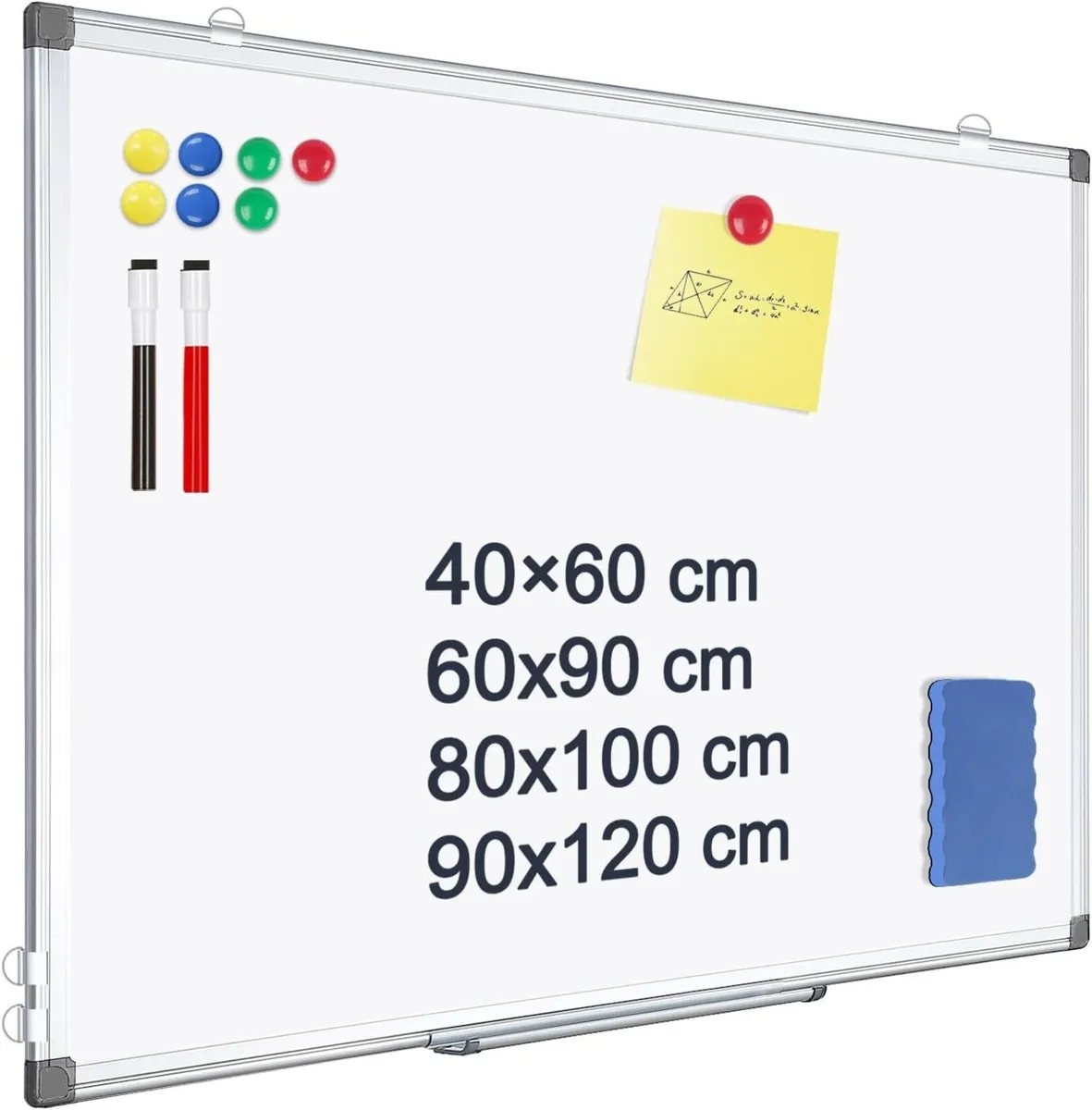 Magnetic Whiteboard 80 X 100 cm Large White Board - Image 1