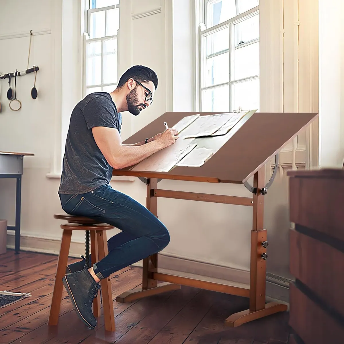 76 x 107 cm Extra-Large Artist Drafting Table - Image 2