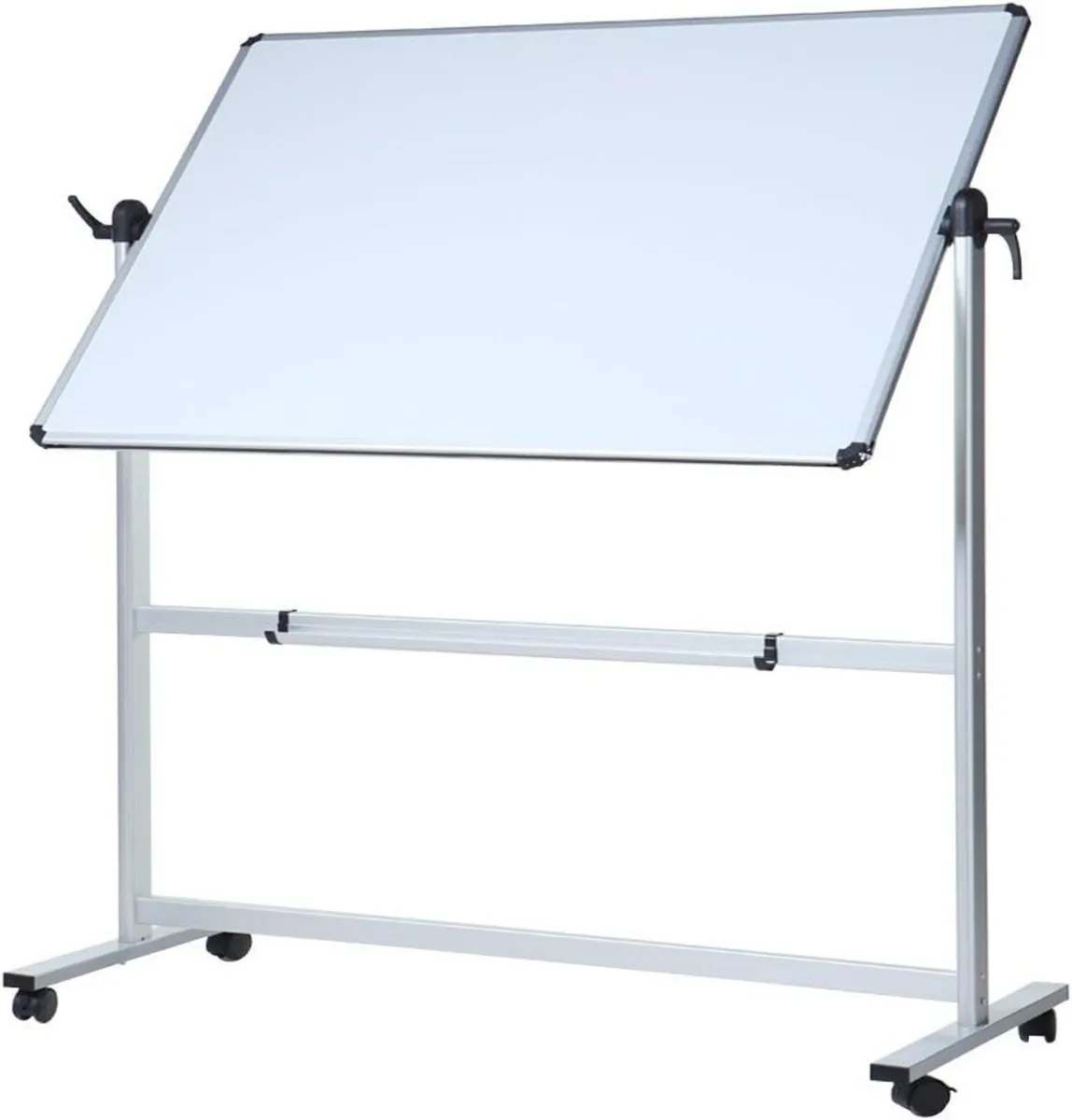 Double-Sided Magnetic Revolving Mobile Whiteboard - Image 1