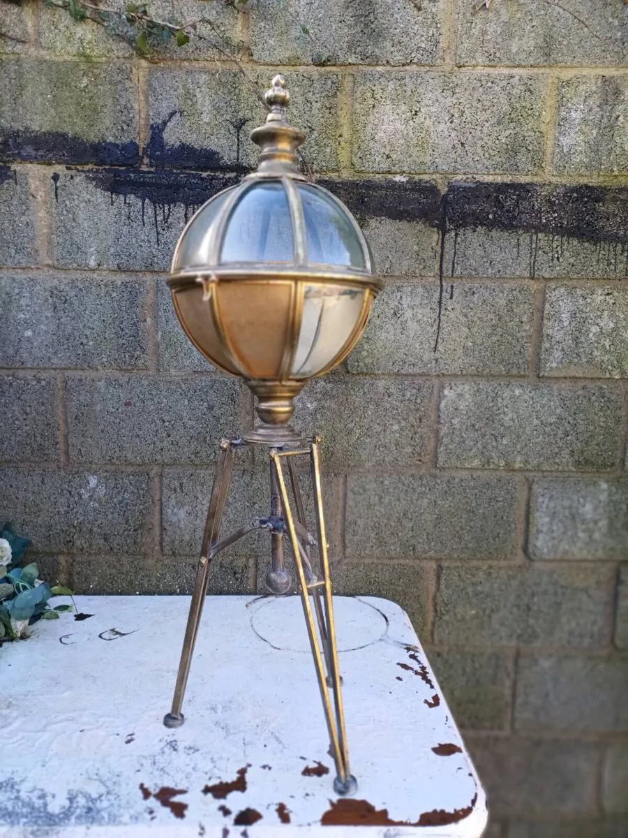 Vintage Brass Candle Holder - Image 1