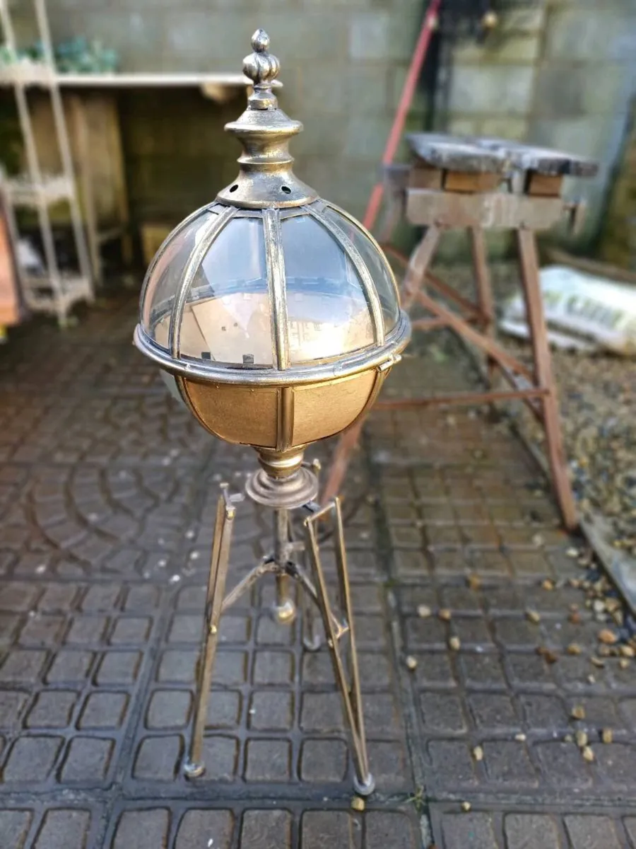 Vintage Brass Candle Holder - Image 2