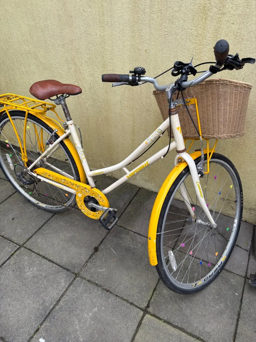 Vintage yellow Bike - Image 1