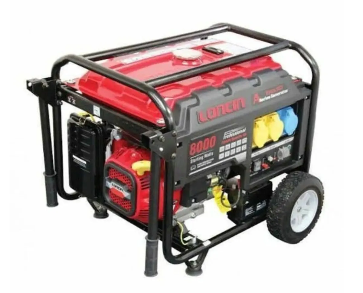 Loncin LC8000D-A Petrol Generator with AVR - Image 1