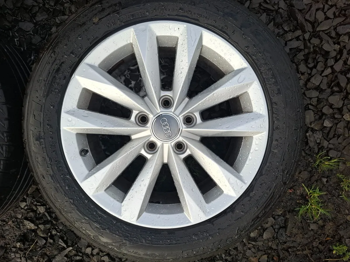 16" Audi,  Vw,  Seat,  Skoda Alloys with tyres - Image 3