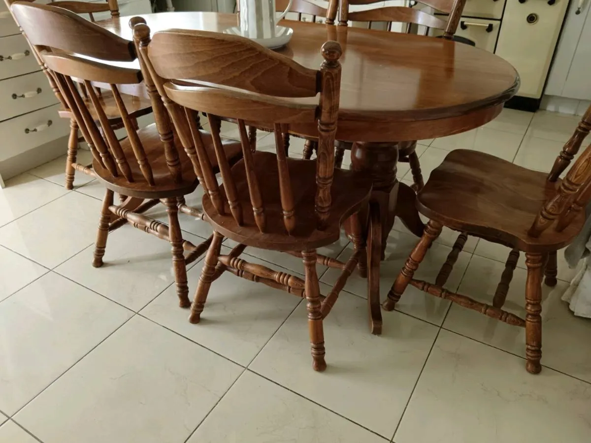 Dinning table and chairs - Image 2