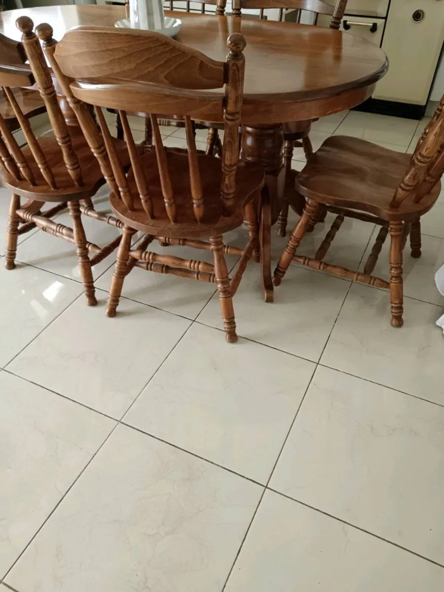 Dinning table and chairs - Image 1