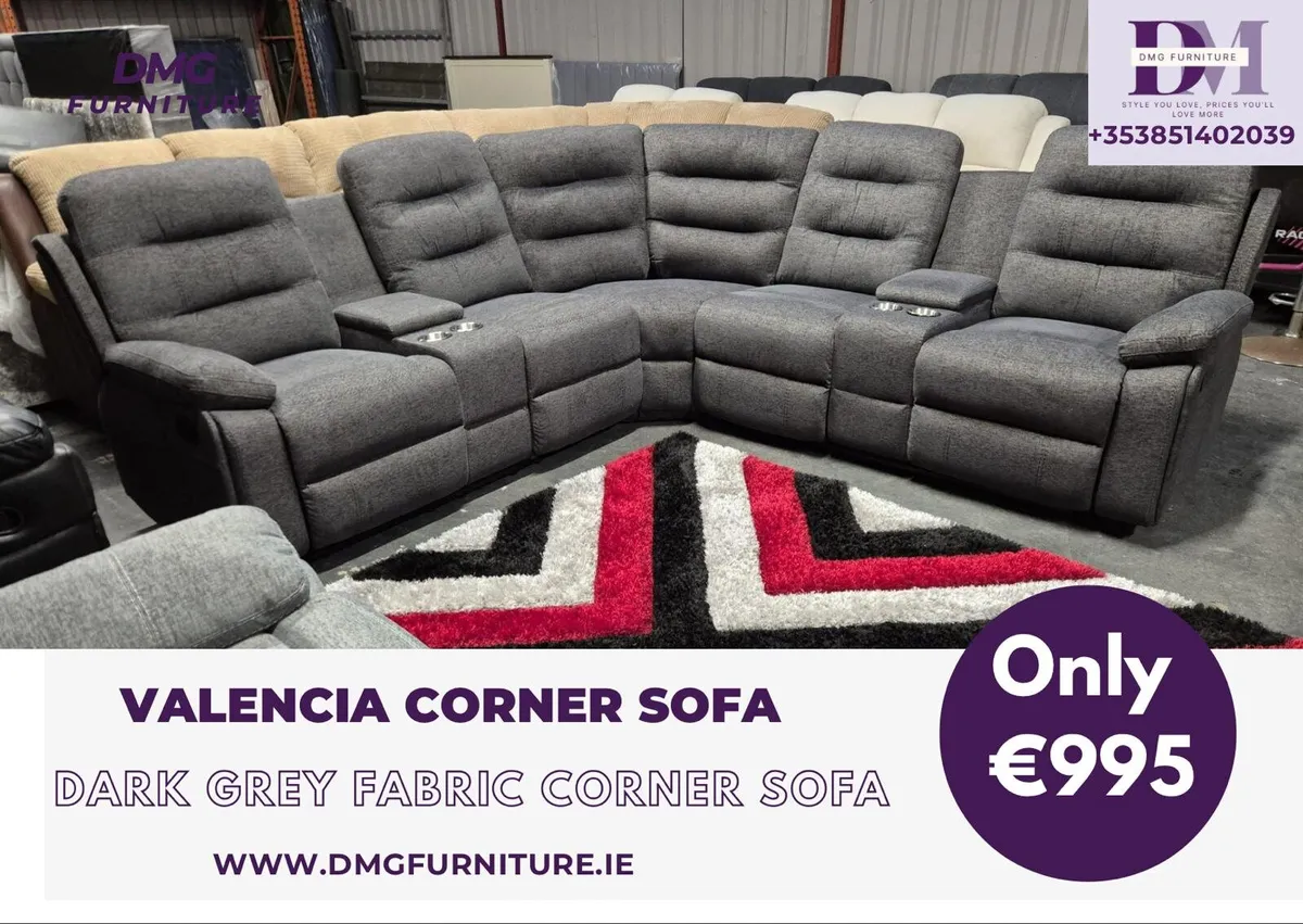 Weekly Sale On Fabric Corner Recliner Sofas - Image 2