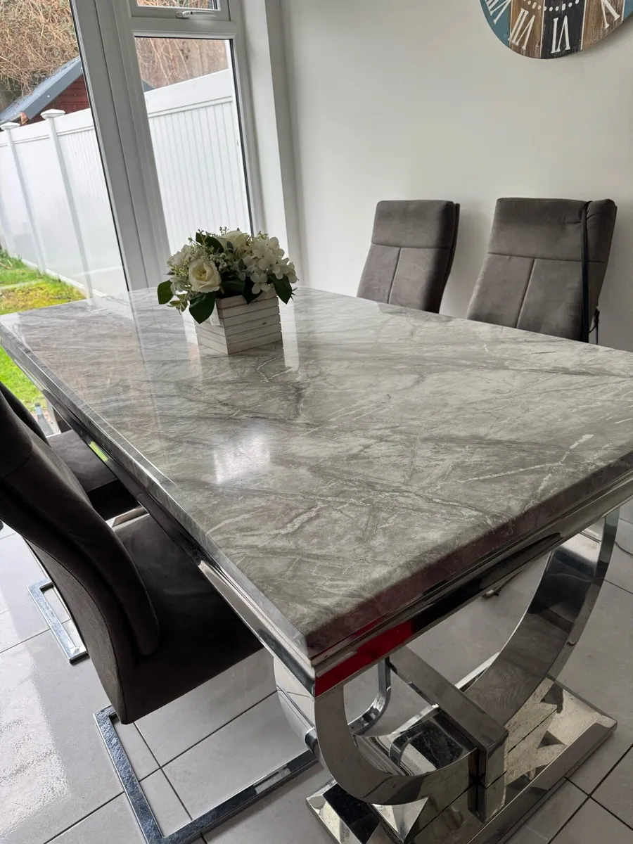 Dining Table and 4 Chairs - Image 3