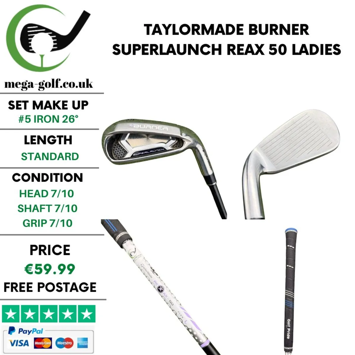 Taylormade Burner Superlaunch #5 Iron 26° / Ladies - Image 1