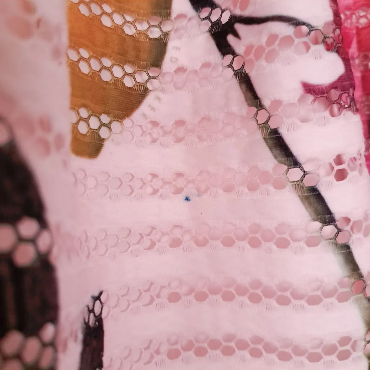 Ted Baker Pink Floral Fit & Flare Mini Skirt 6UK - Image 3