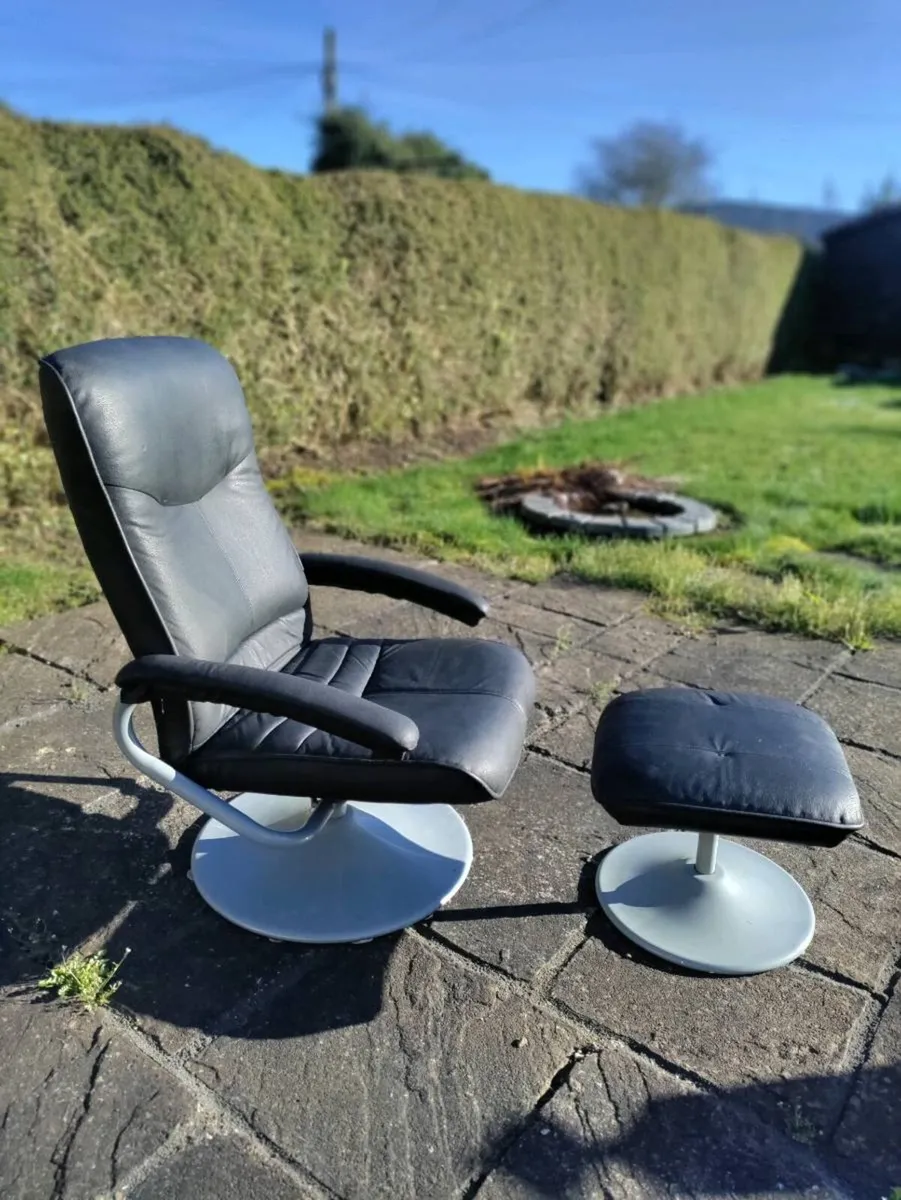 Office Chair and Footstool - Image 1