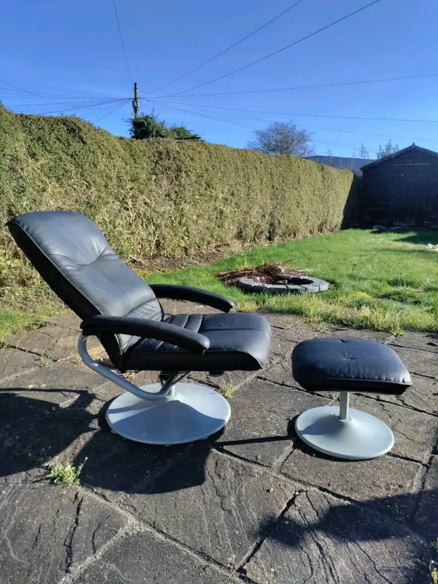 Office Chair and Footstool - Image 2