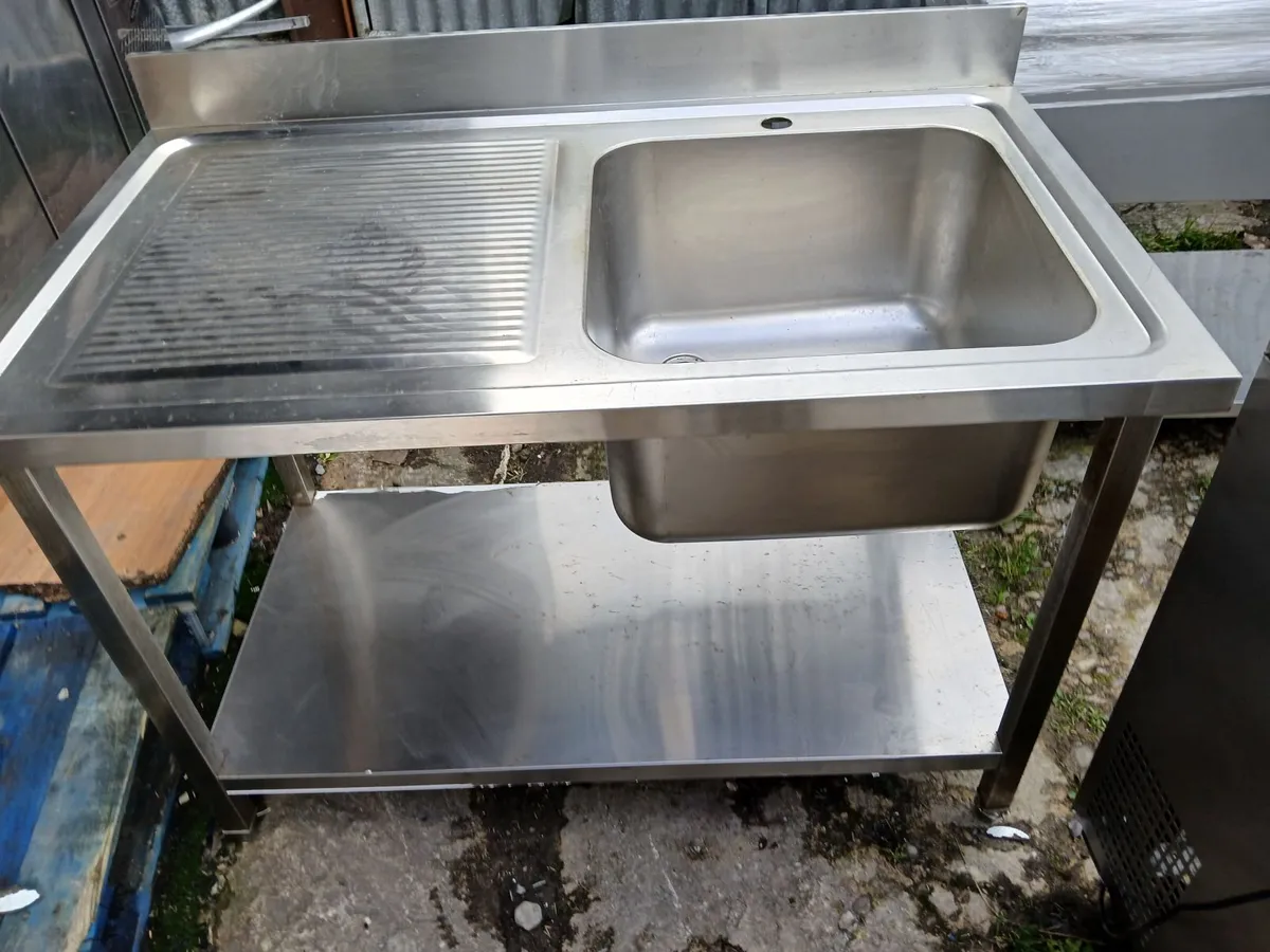 Commercial stanless steel cabbinet sink unit - Image 2