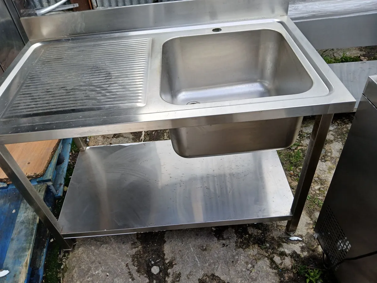 Commercial stanless steel cabbinet sink unit - Image 3