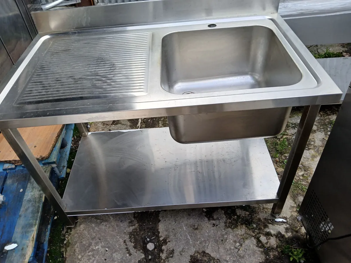 Commercial stanless steel cabbinet sink unit - Image 4