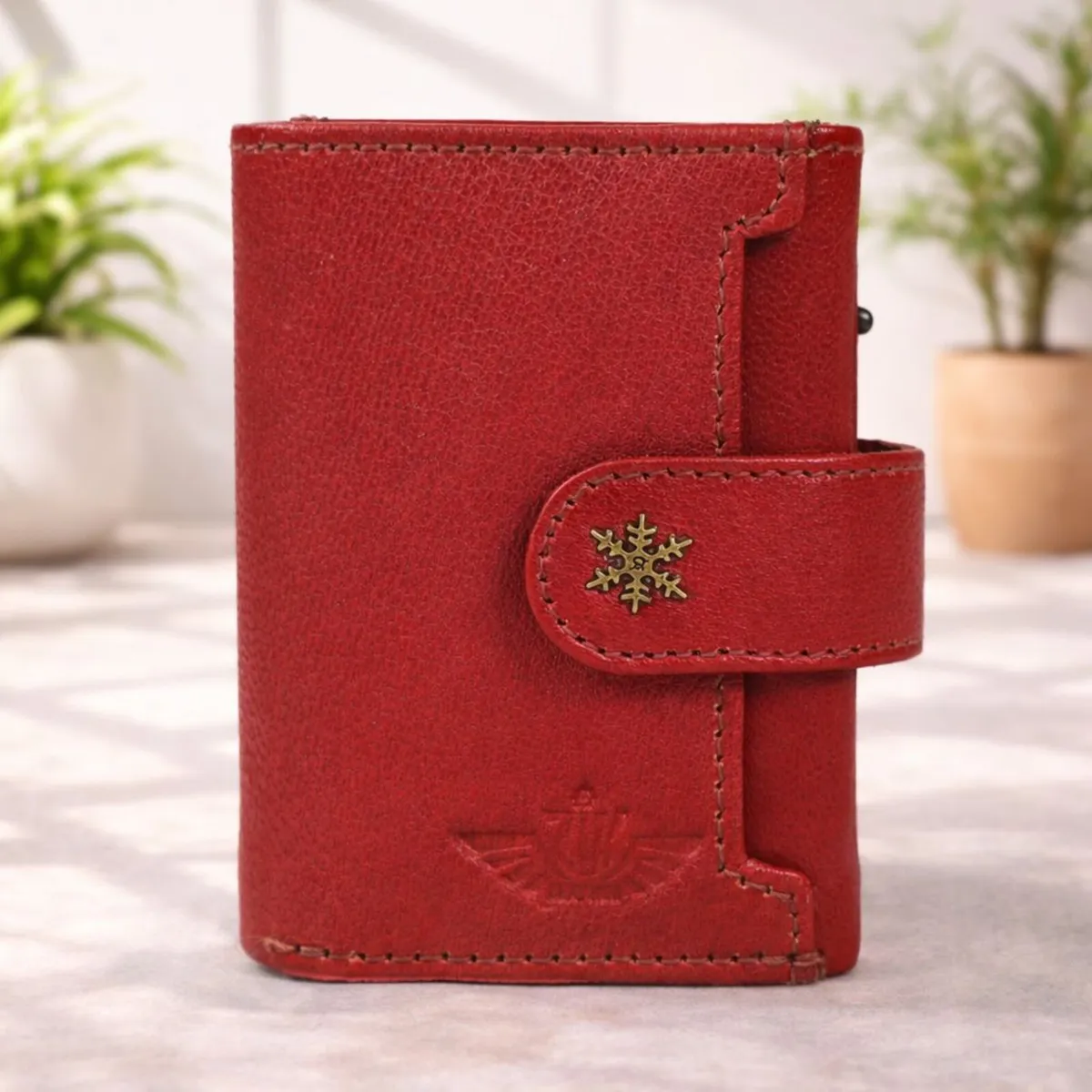 Unisex Genuine Leather RFID Pop-Up Card Holder - Image 4