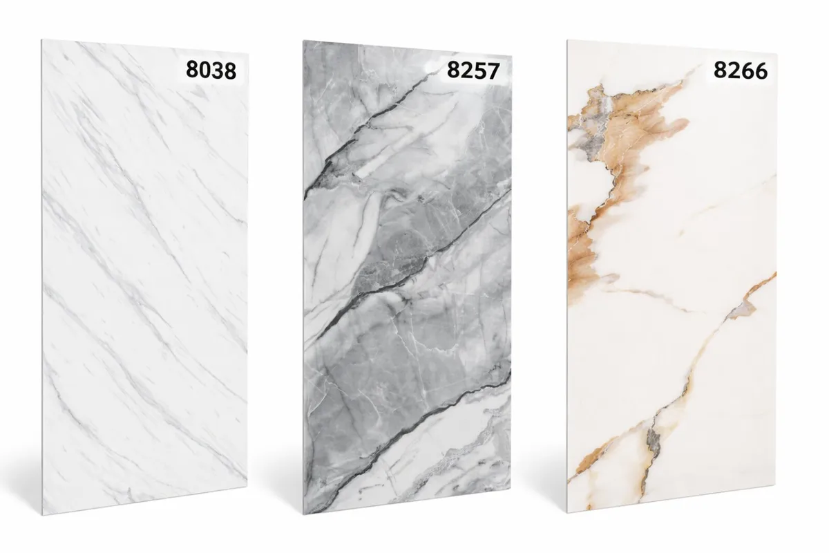 Marble UV PVC Wall Panels – 5 Pack (8.6 m² Coverag - Image 1