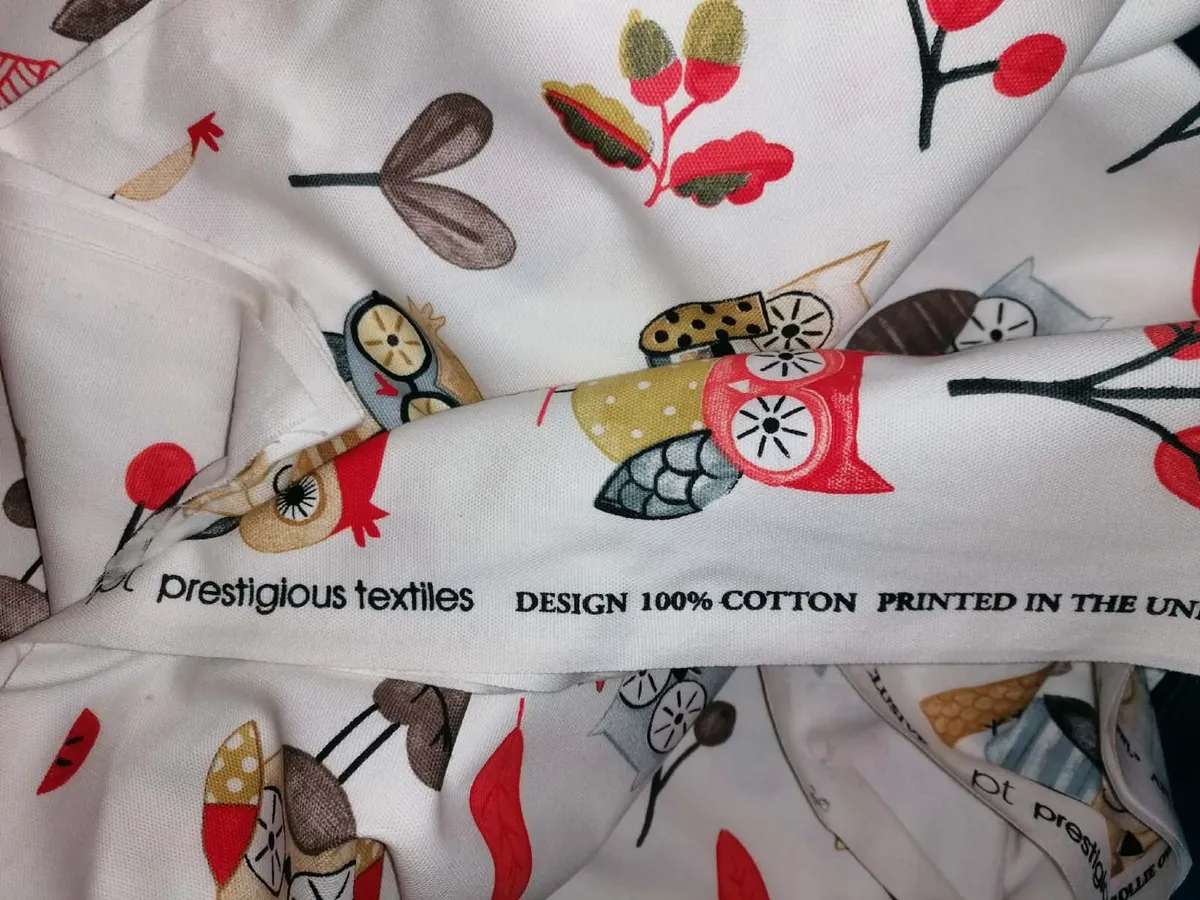 Ollie Owl Upholstery Fabric - Image 1