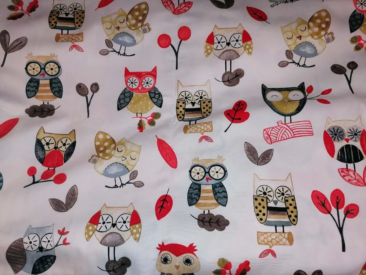 Ollie Owl Upholstery Fabric - Image 2