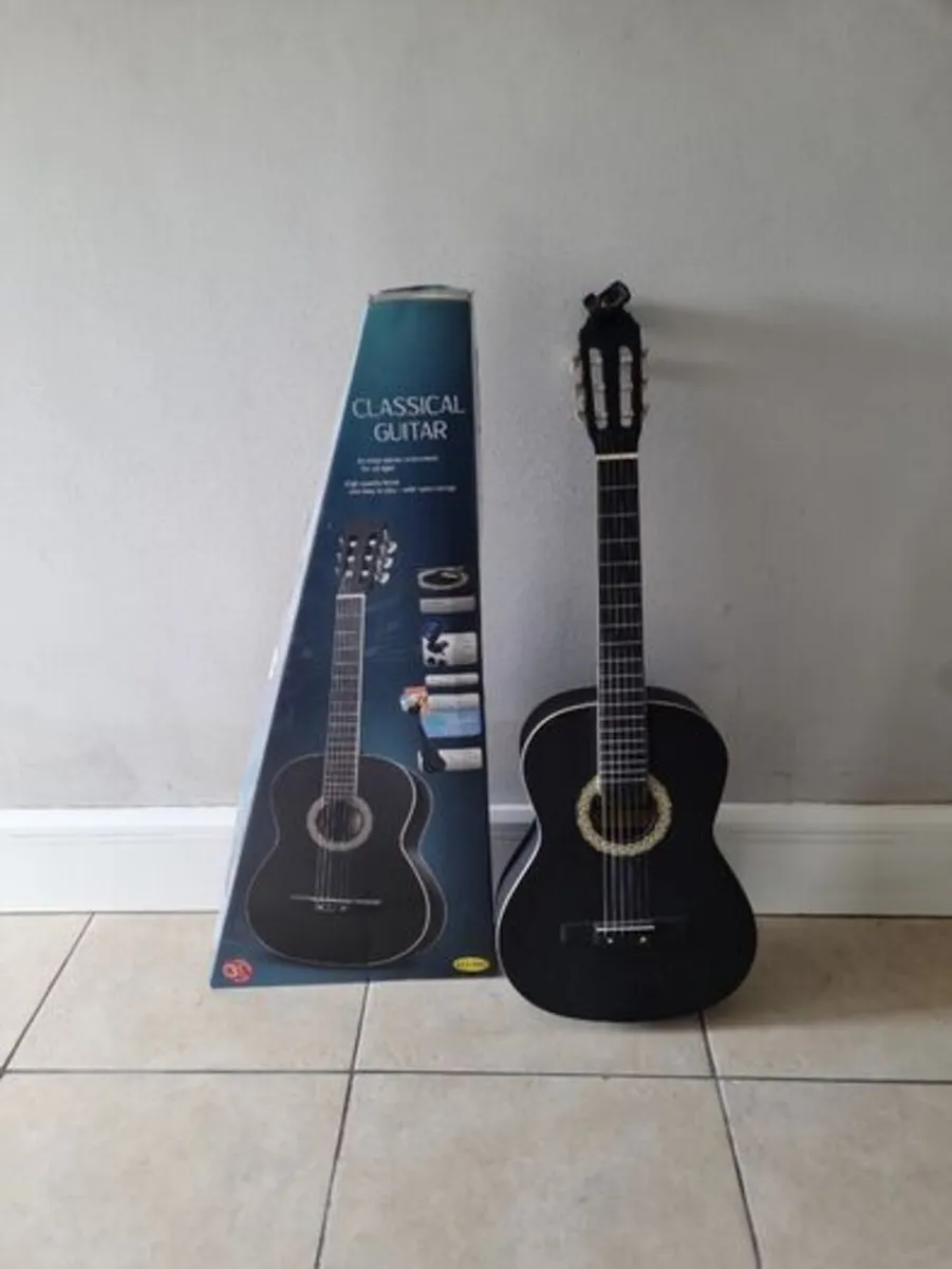 Classic guitar (never used) + bag + tuner for sale - Image 2