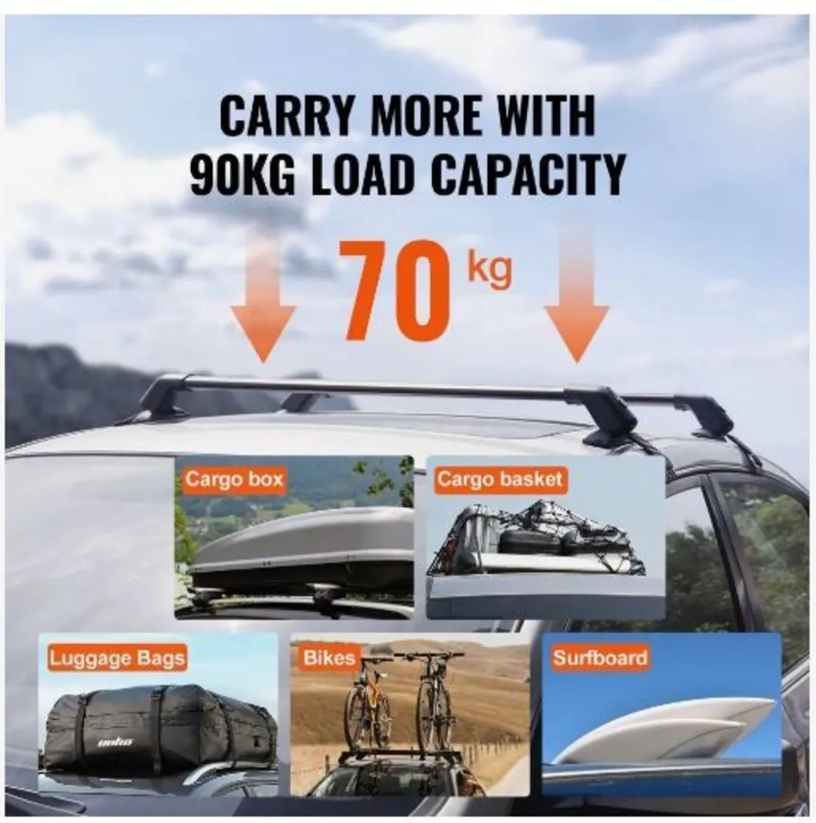 Universal Roof Rack Cross Bars - Image 4