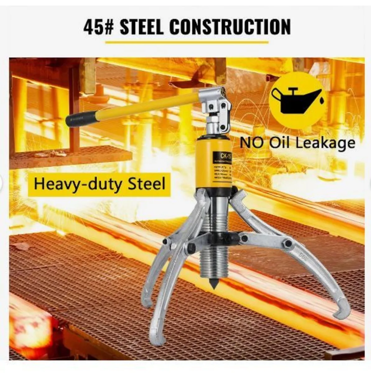 15 Ton Hydraulic Gear Puller Adjustable - Image 2