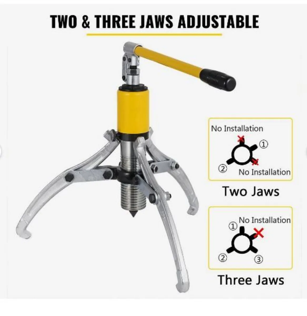 15 Ton Hydraulic Gear Puller Adjustable - Image 3