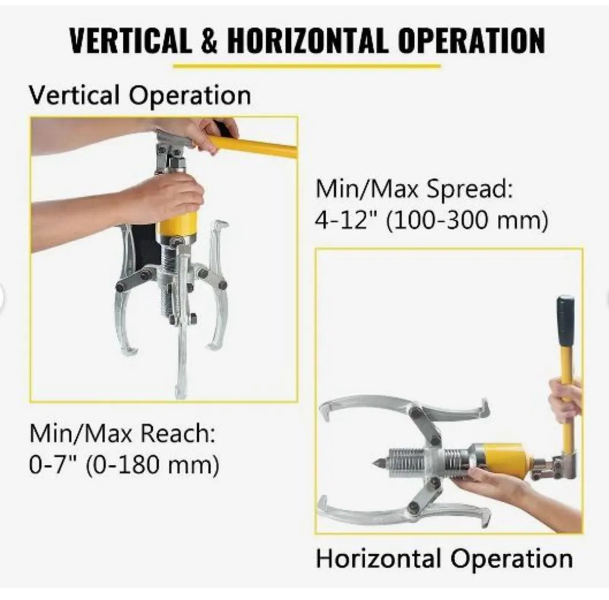 15 Ton Hydraulic Gear Puller Adjustable - Image 4