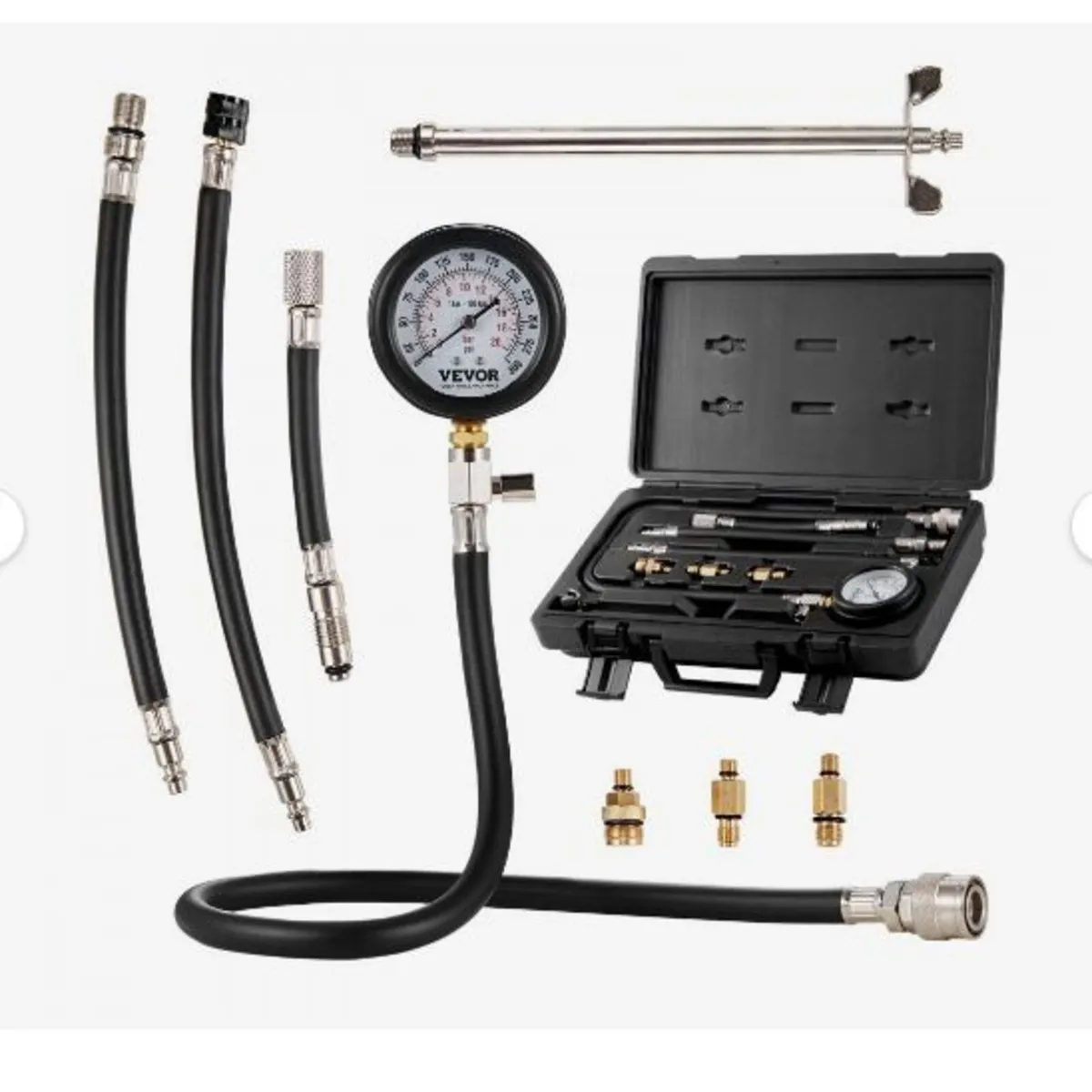 Compression Tester Adapter Kit, 9 Pcs - Image 1