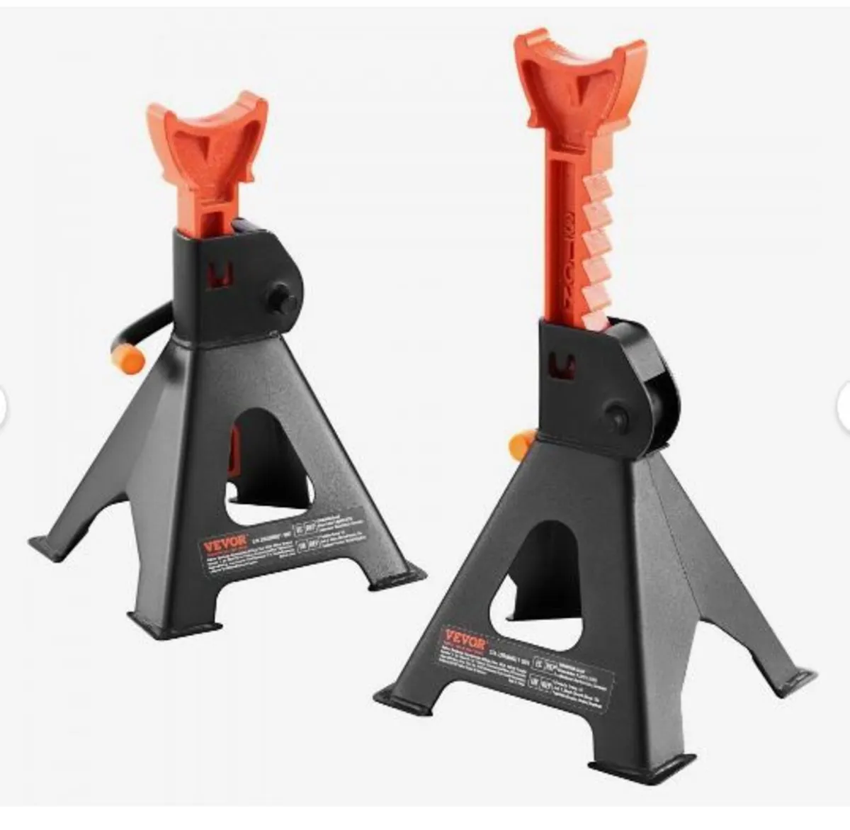 Jack Stands, 3 Ton (6,000 lbs) Capacity Car Jack - Image 2