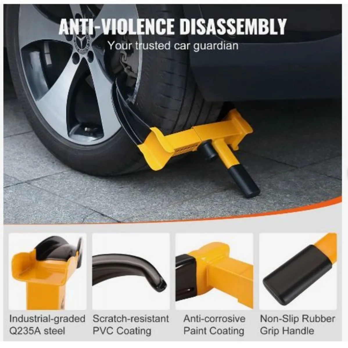 Wheel Lock, 2 Packs Universal Wheel - Image 3