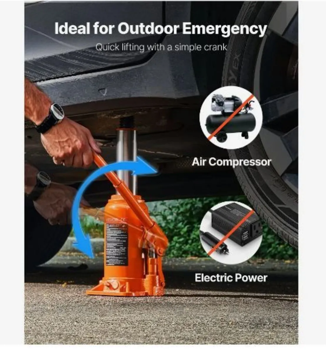 Hydraulic Bottle Jack, 20 Ton - Image 3