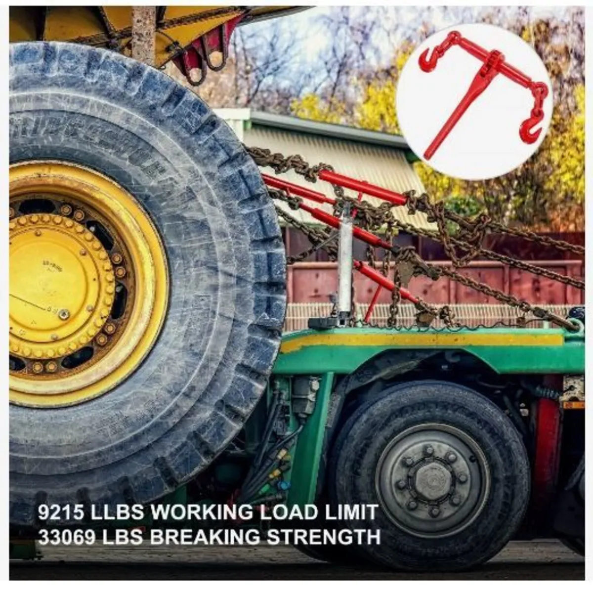 9215LBS 3/8" – 1/2" Ratchet Binders - Image 2