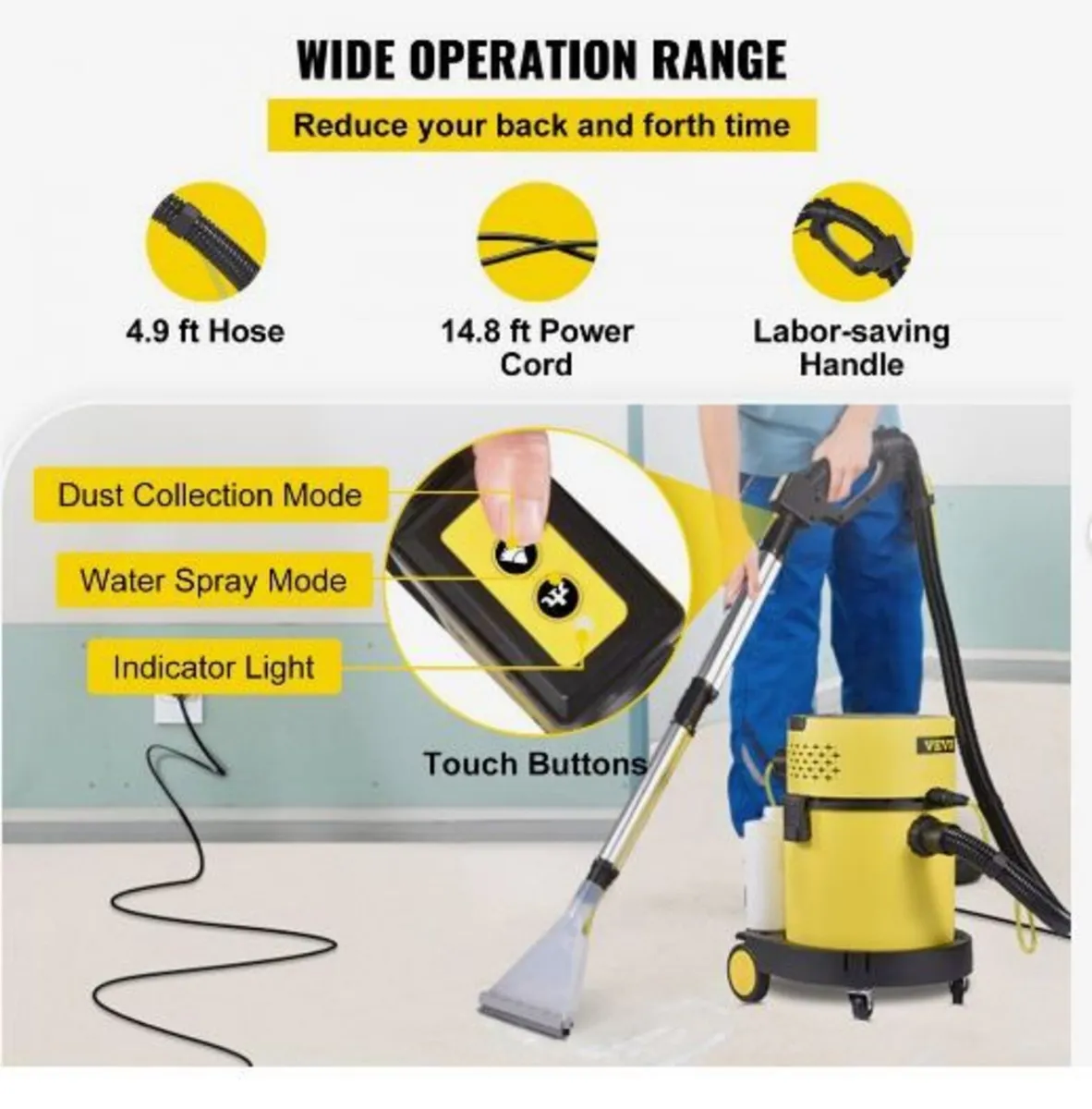 Wet Dry Vacuum Cleaner - Image 3