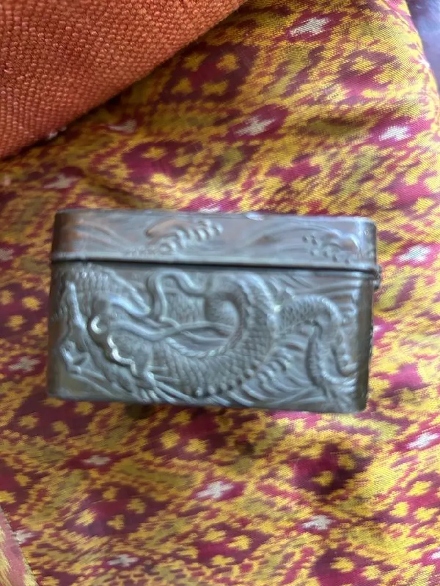 Antique Japanese Trinket Box late Meiji Period - Image 3