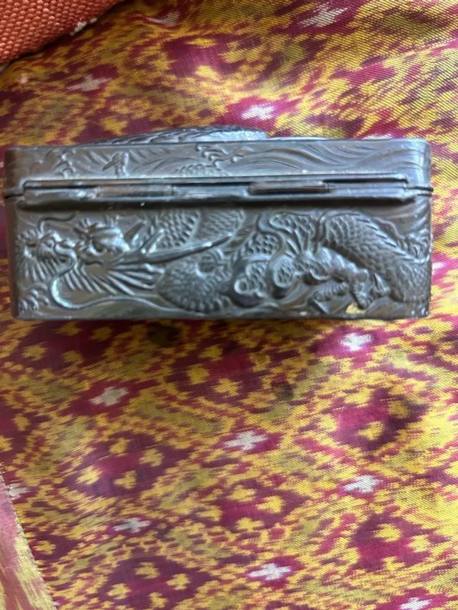 Antique Japanese Trinket Box late Meiji Period - Image 4
