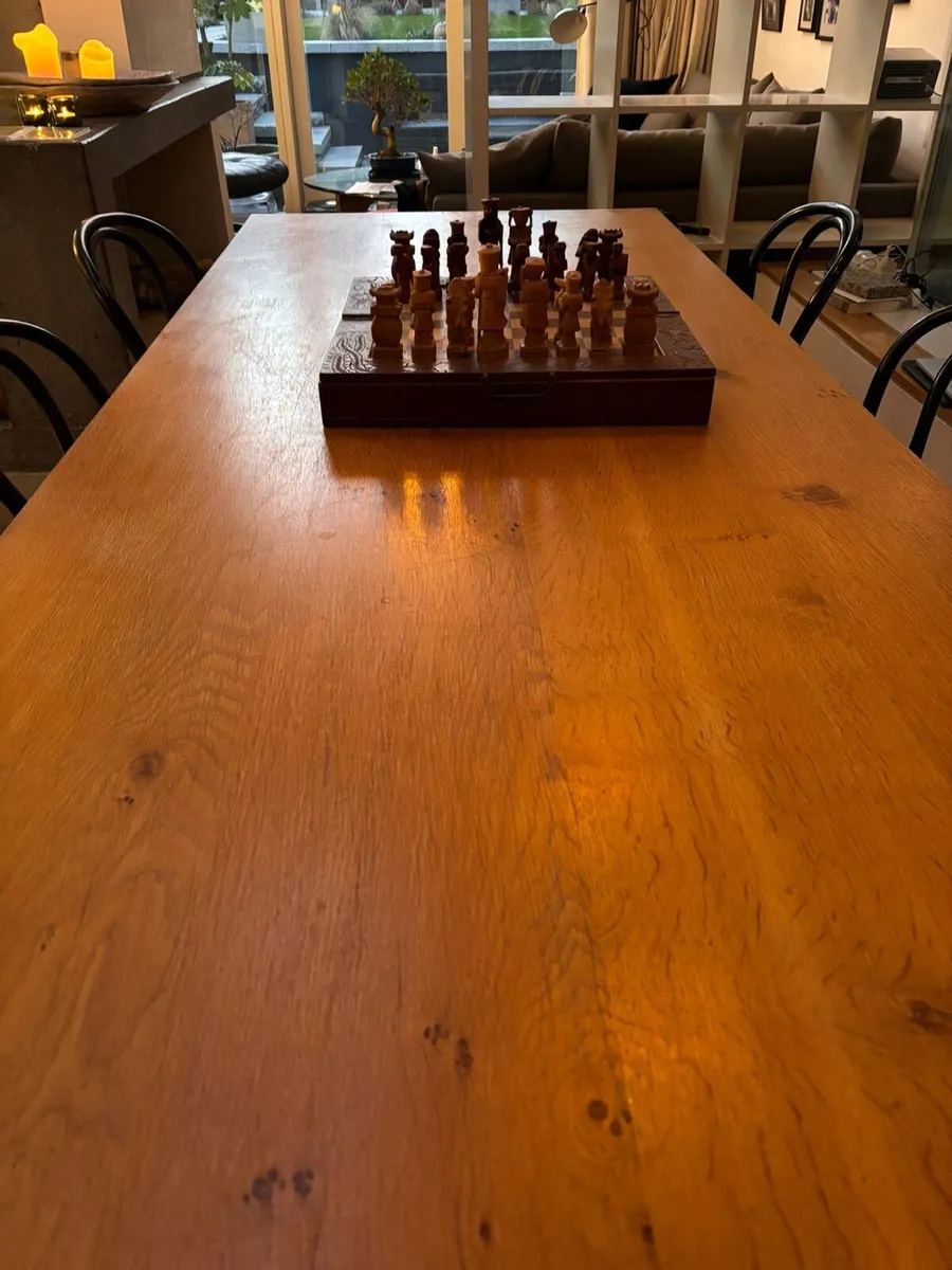 Dining Table Oak - Image 4
