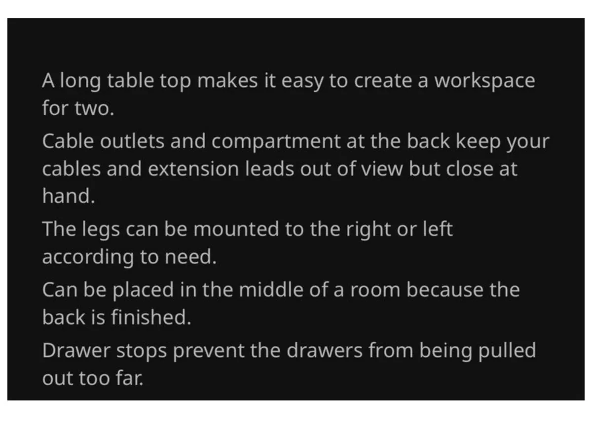 IKEA Micke desk - Image 3