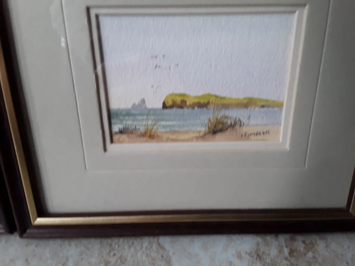 2  lovely watercolors by Elizabeth Finnegan - Image 1