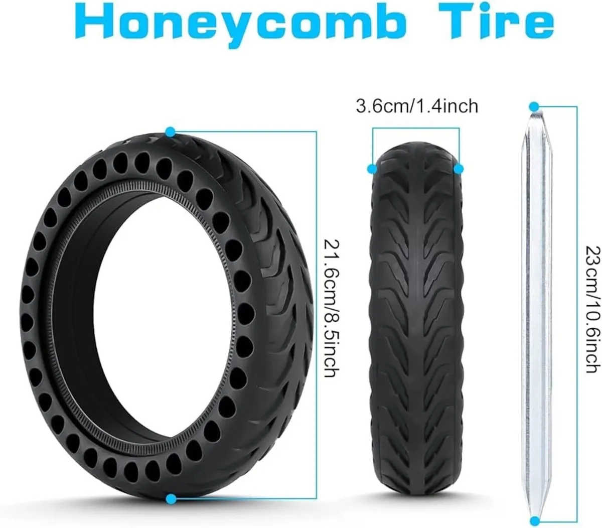8.5" Solid Tire for Xiaomi M365/M365 - FREE! - Image 1